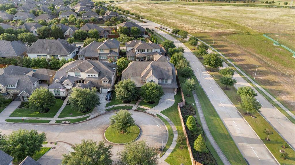 Aerial shot of property.