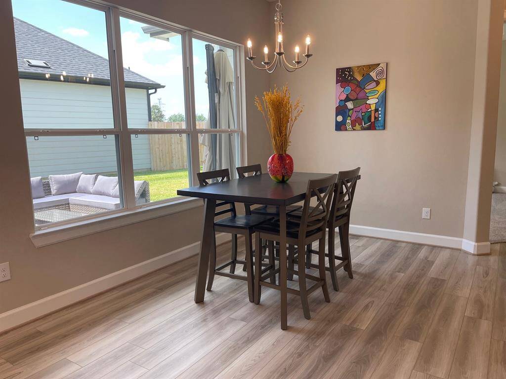 Indulge in elegance where the dining area seamlessly lends sophistication and comfort. With ample space, stunning finishes, and a warm ambiance, it provides the perfect setting for intimate dinners and festive gatherings alike.