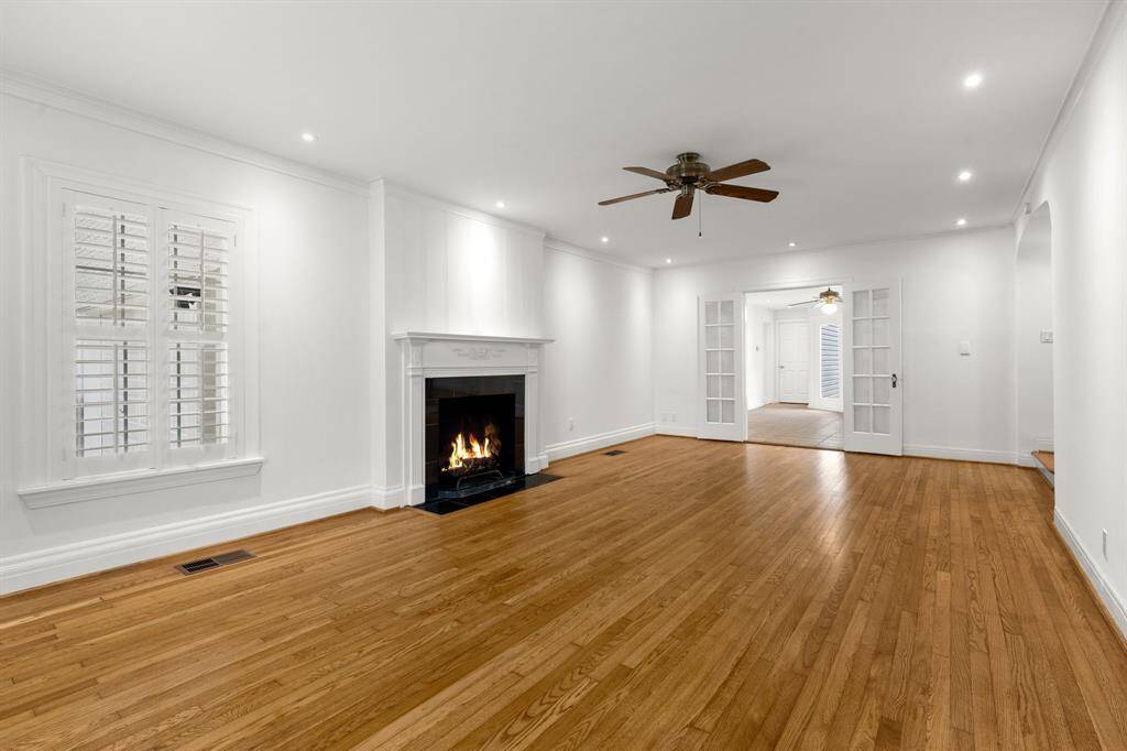 Living Area with Fireplace
