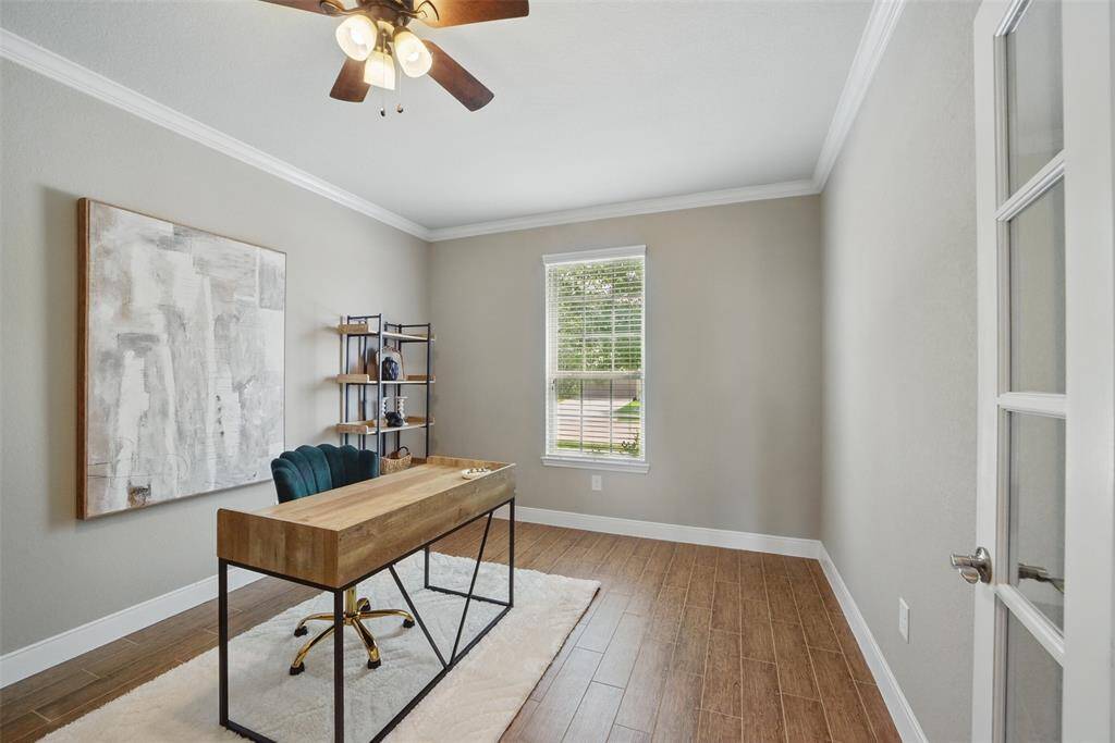 Study with French Doors.