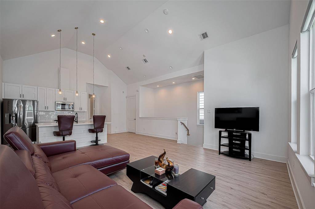 Another angle of the living area.