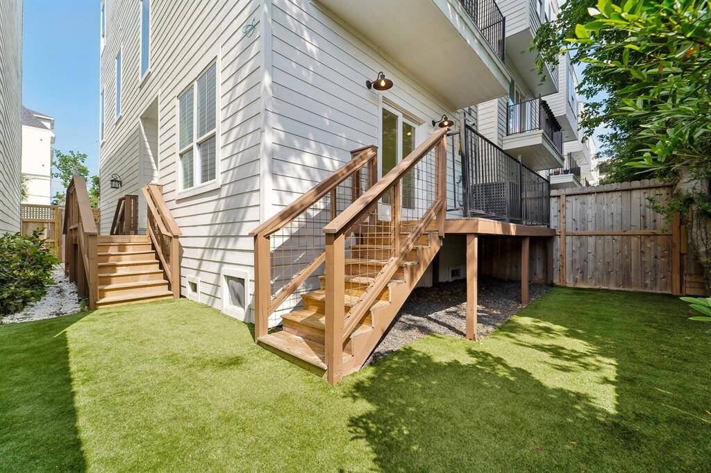 Fully fenced in with private front entry gate!