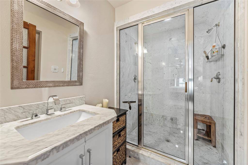 Custom en-suite has all the capability for installing steam shower!