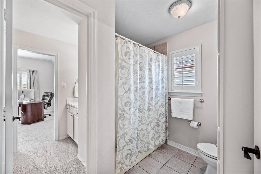 Jack and Jill Concept in between two secondary bedrooms, each with their own sink for privacy!