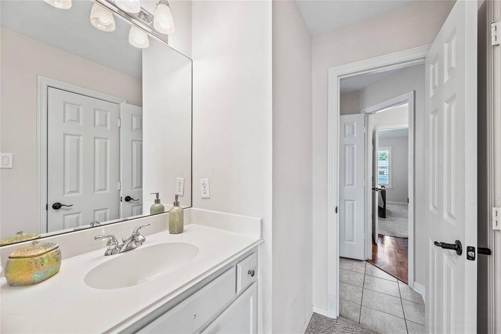 Harmonious mornings are in your future with each secondary bedroom featuring their own sink area.