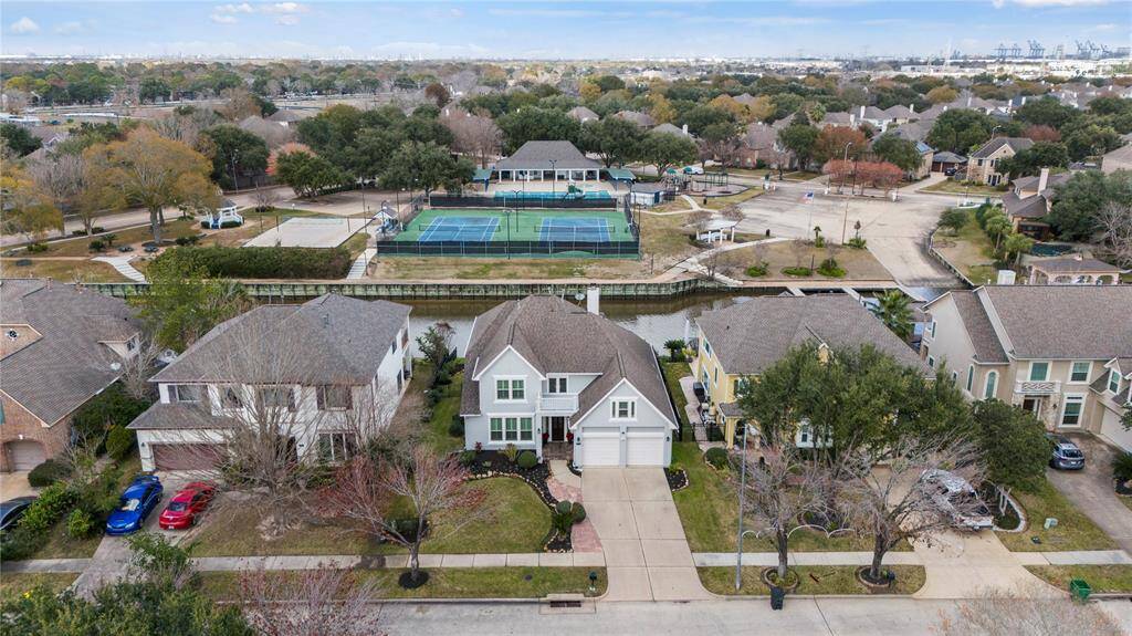 Aerial View of your gorgeous home with amenities just across the canal.