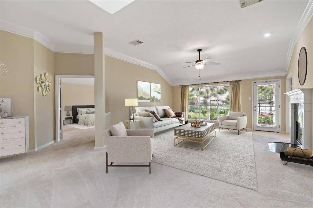Living Room Virtually Staged