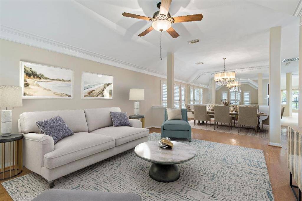 Formal Living Virtually Staged