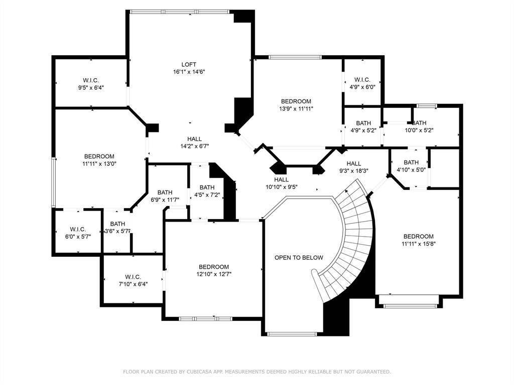 2D Floor plan for 2718 Briar Bend ct.