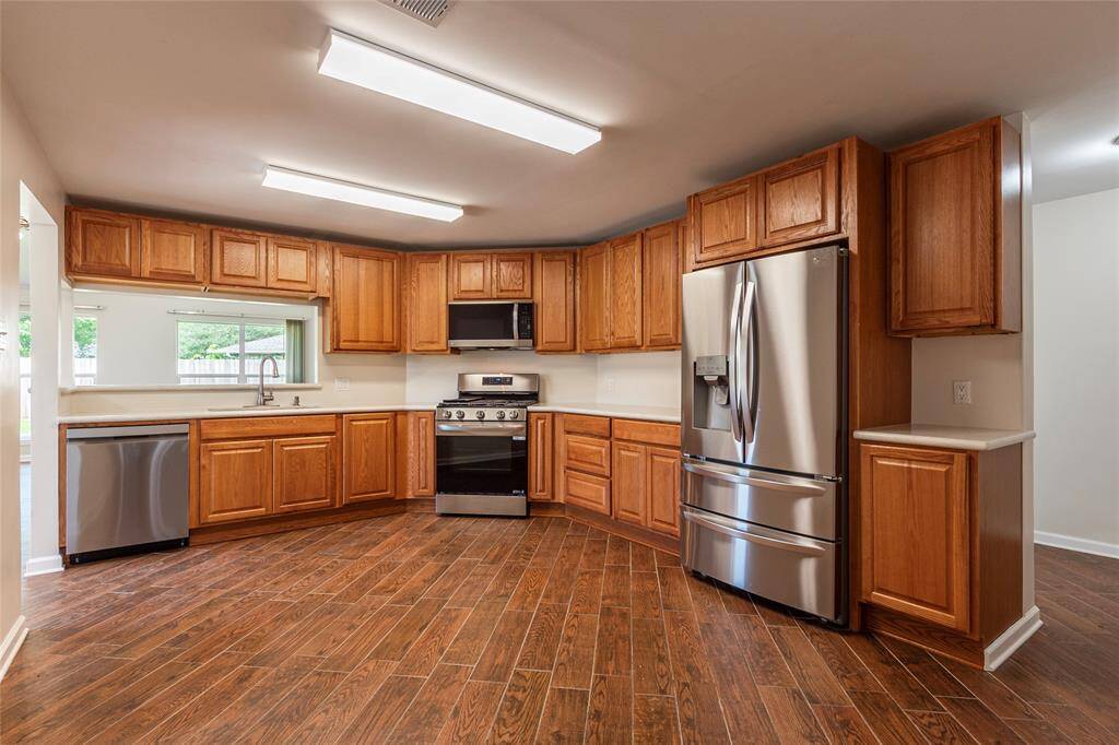 Another view of the spacious living room.