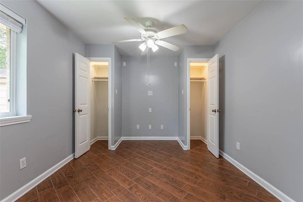 Two closet spaces in the 3rd bedroom.