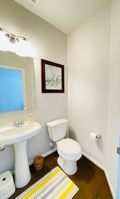 Half-bath Conveniently located downstairs