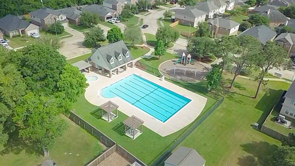 Neighborhood pool and park