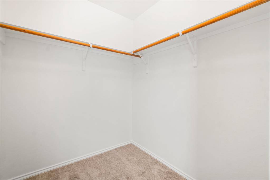 Large closets in each room