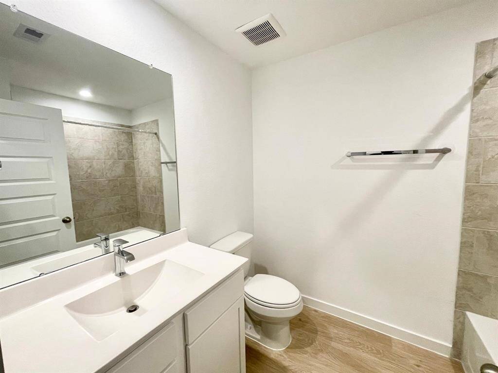 Hallway bathroom