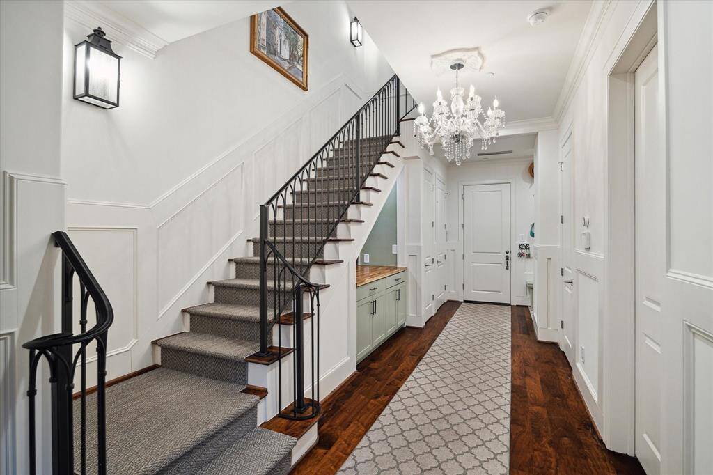 Sophistication and luxurious entry welcomes guests.