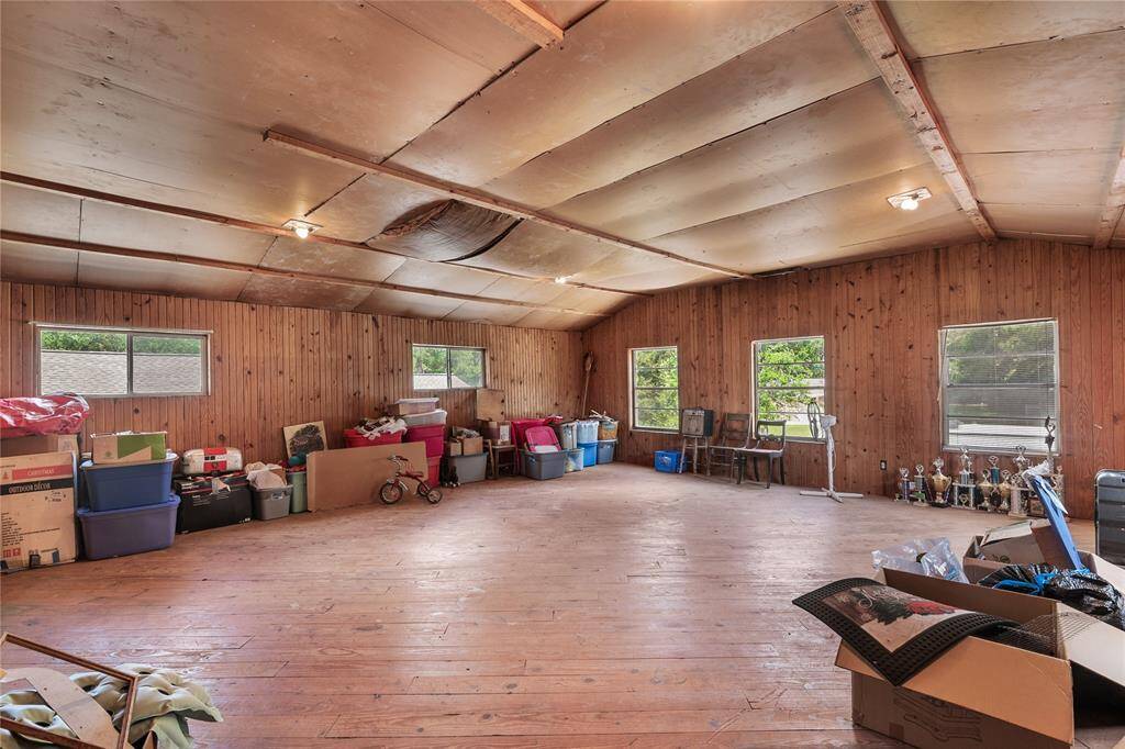 room above detached garage