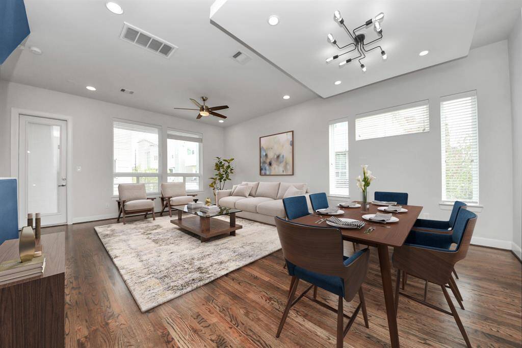**Virtual Staging Living Room/Dining Room**