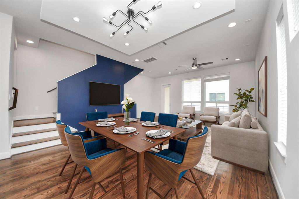 **Virtual Staging Dining Room/Living Room**