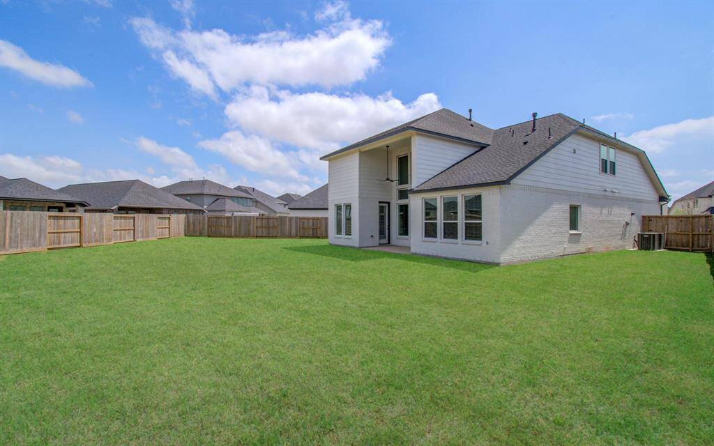 Large backyard