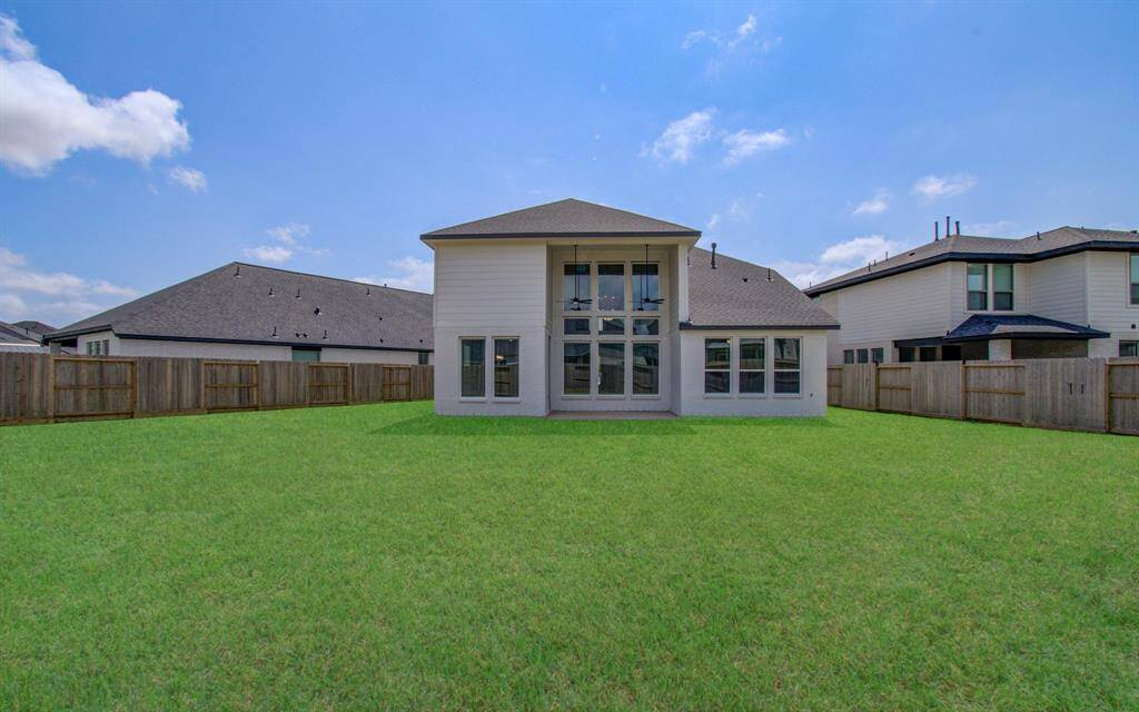Large backyard