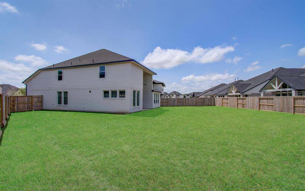 Large backyard