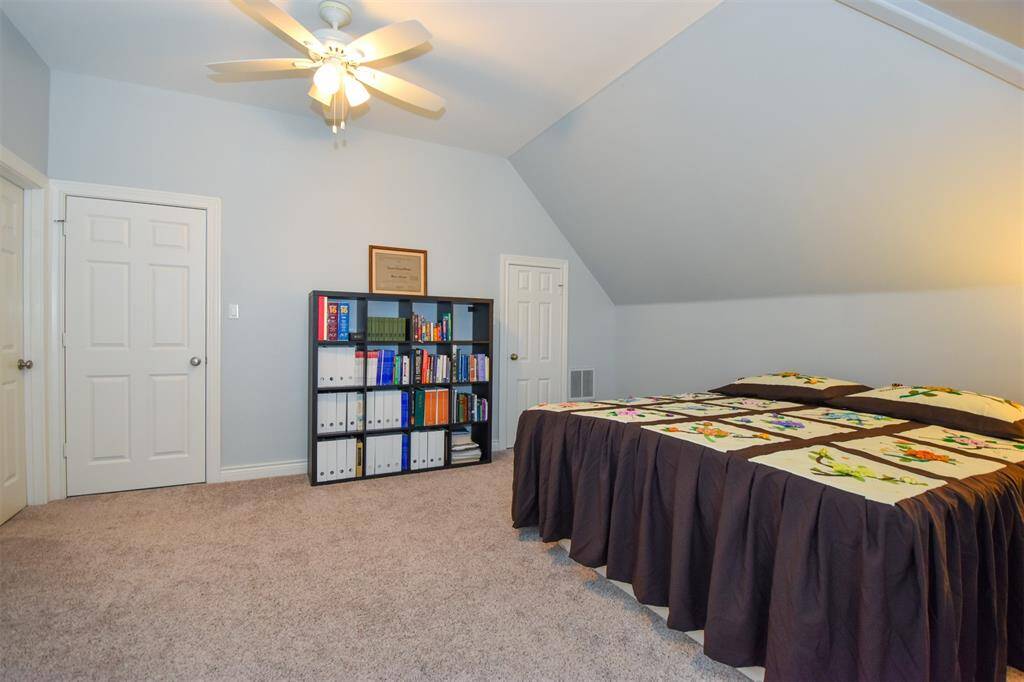 Alternate view of bedroom # 4.The two doors lead to the closet