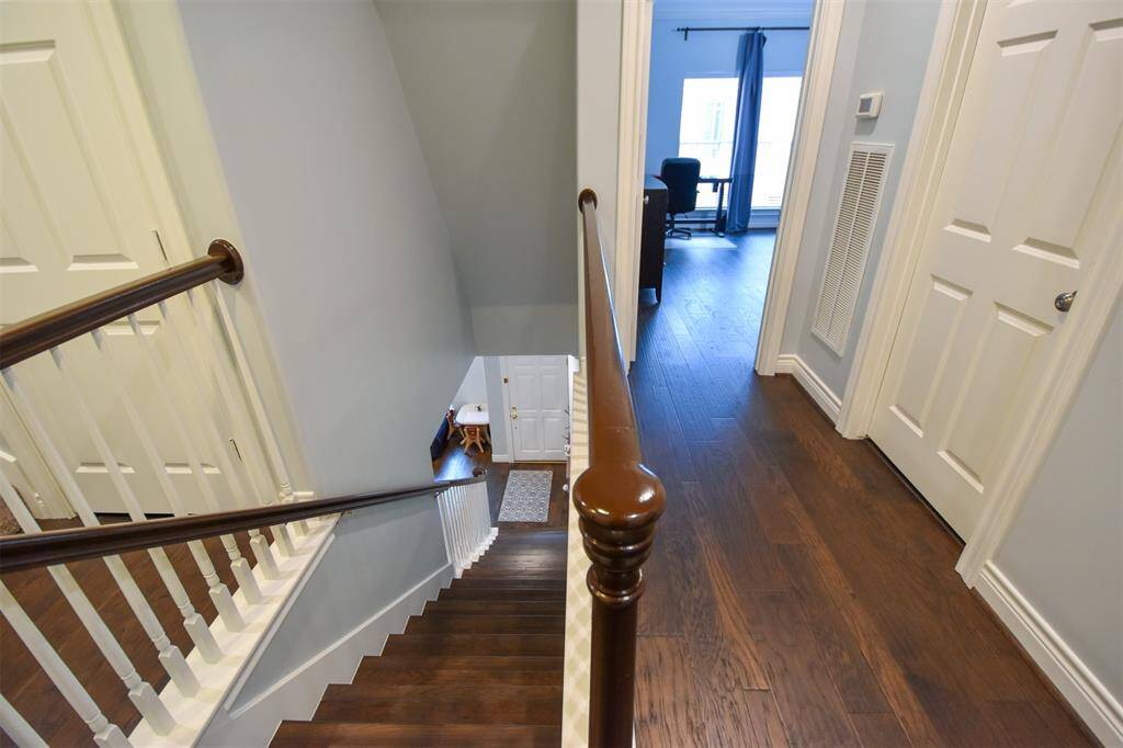View from the second floor landing - the spacious laundry room is to the right