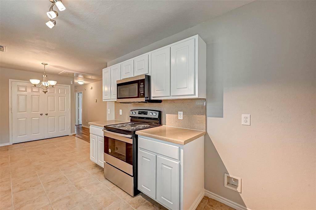 The refrigerator will also be included with the property.