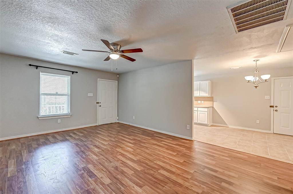 Laminate wood flooring was approximately installed in 2021 and has been well maintained.