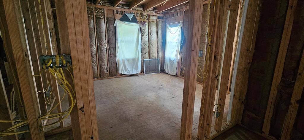 Downstairs bedroom is connected to a full bath. This bedroom is at the front of the home.