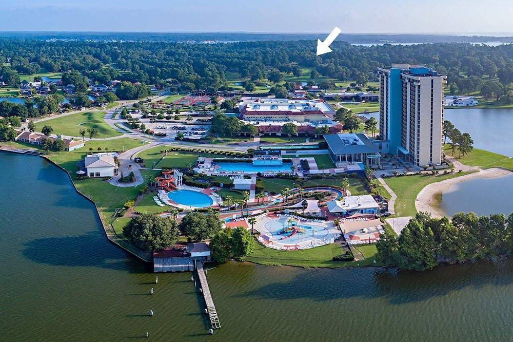Arrow indicates home.
