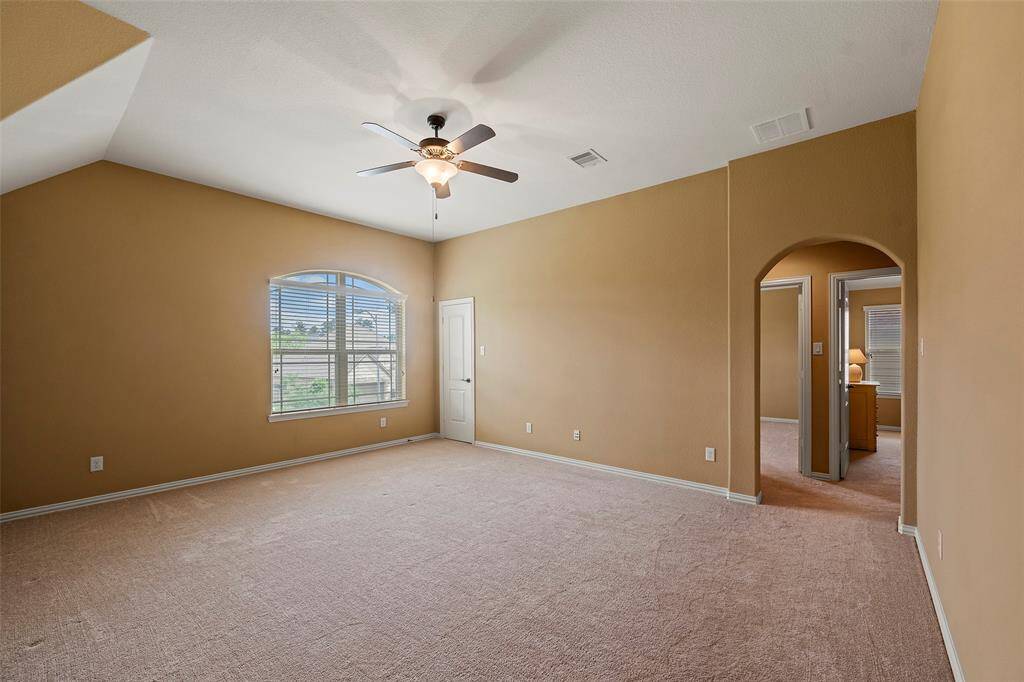 Large game room centrally located between bedrooms 2 and 3 and bedroom 4.