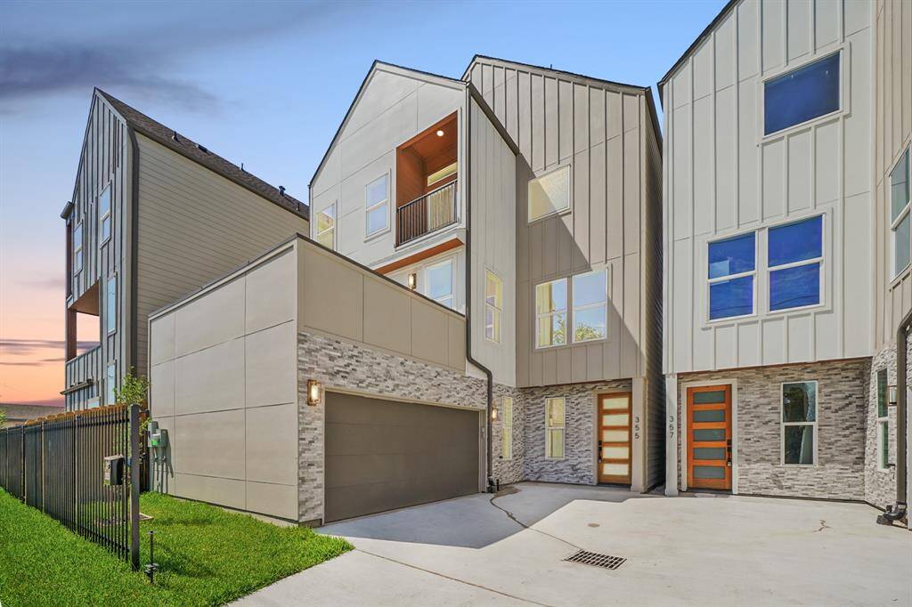The home includes a private driveway, and a private gate.
