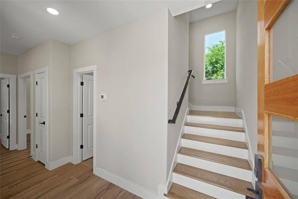 This home will greet you with beautiful vinyl planks floors, and a charming staircase.