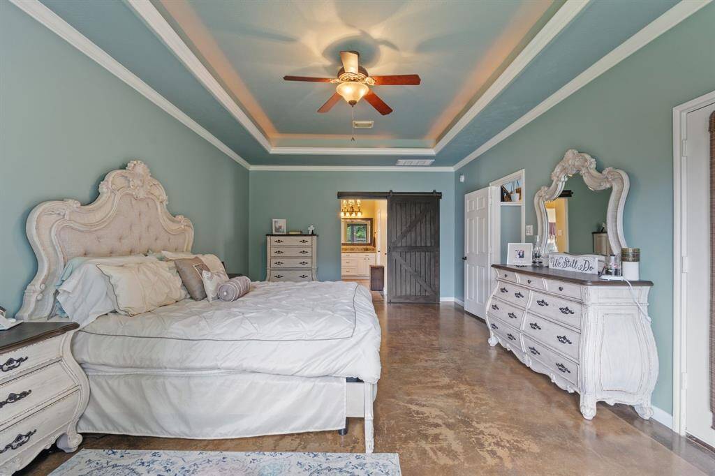 Master bedroom continued facing en suite