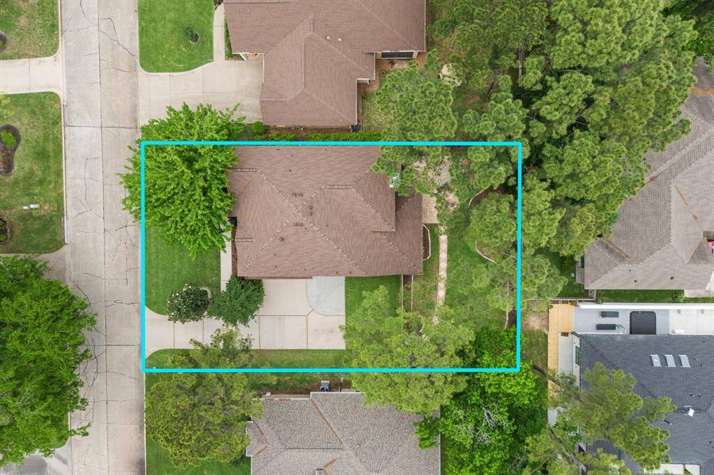 Aerial lot view