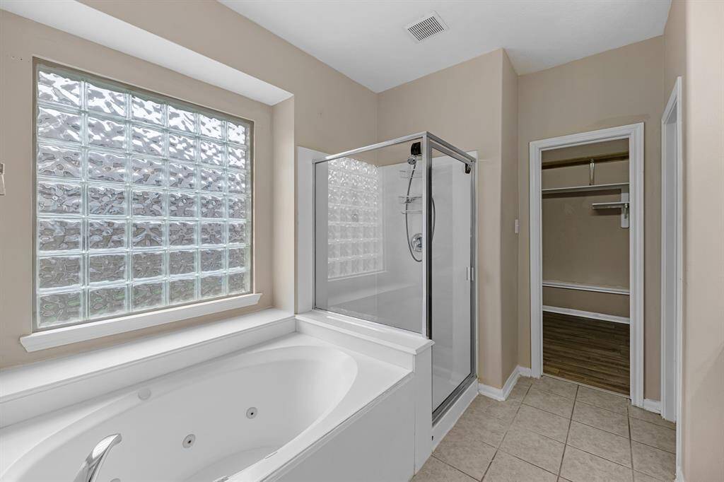 Tub & shower - seperate.