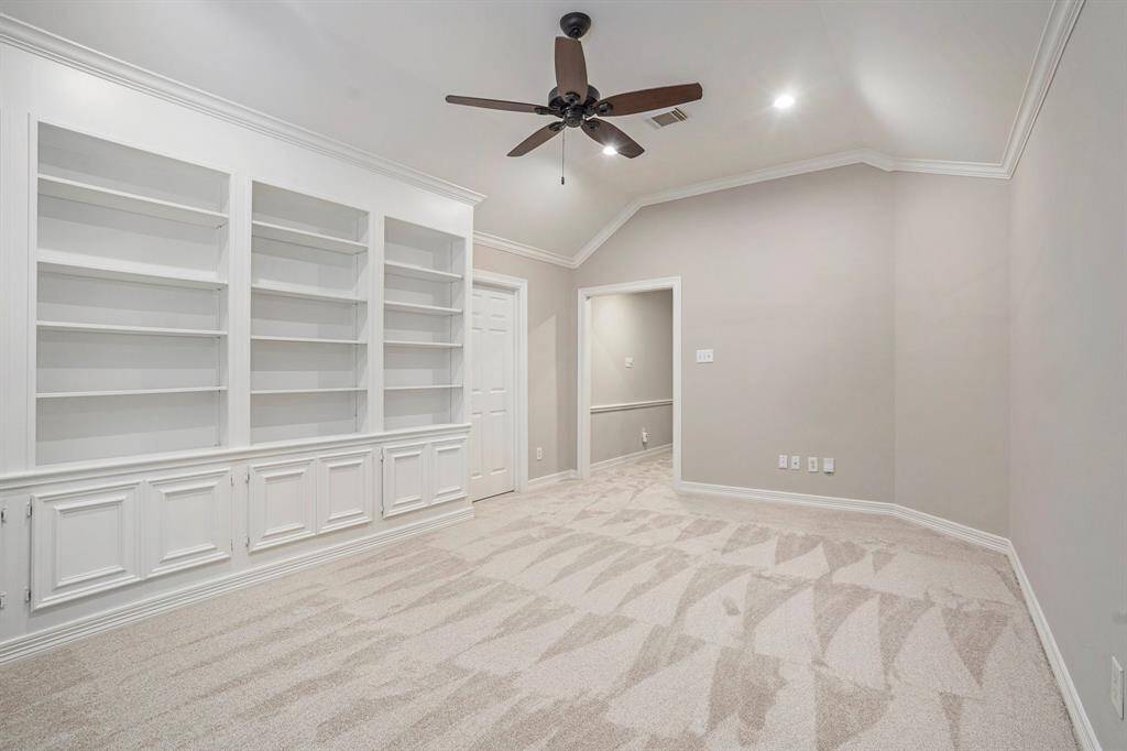 Lots of Built In Shelves