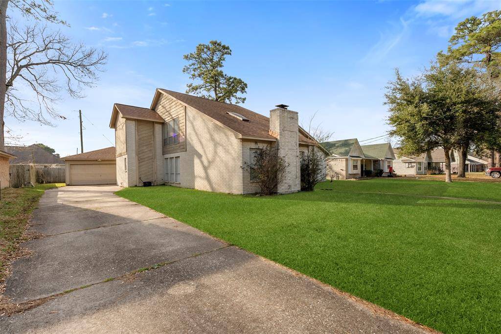 Long driveway view