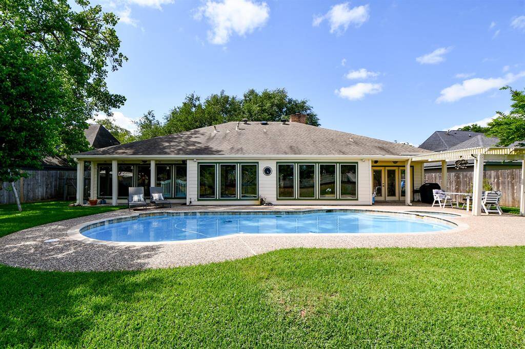 Large pool and hot tub. Gazebo and covered patio great for outdoor living