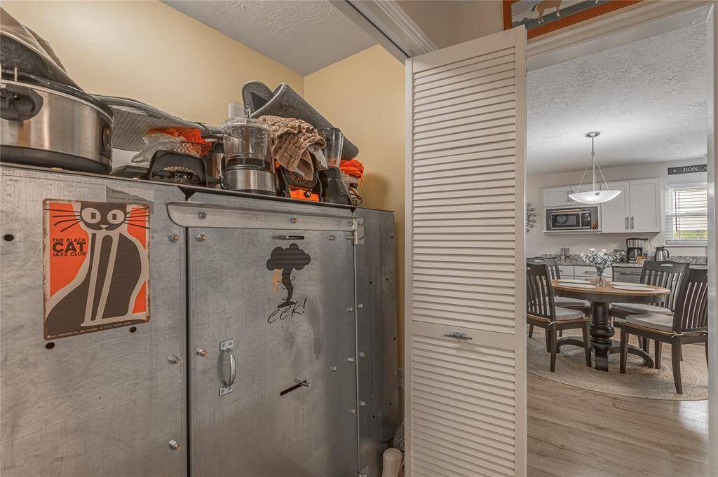 Storm shelter in the hall closet