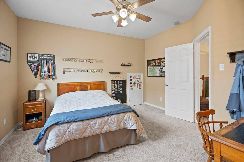 Secondary bedroom walk in closet