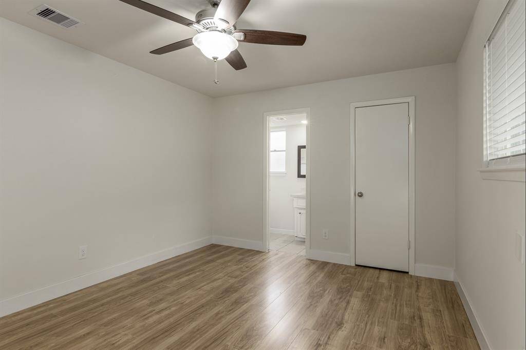 Primary bathroom with half bath.