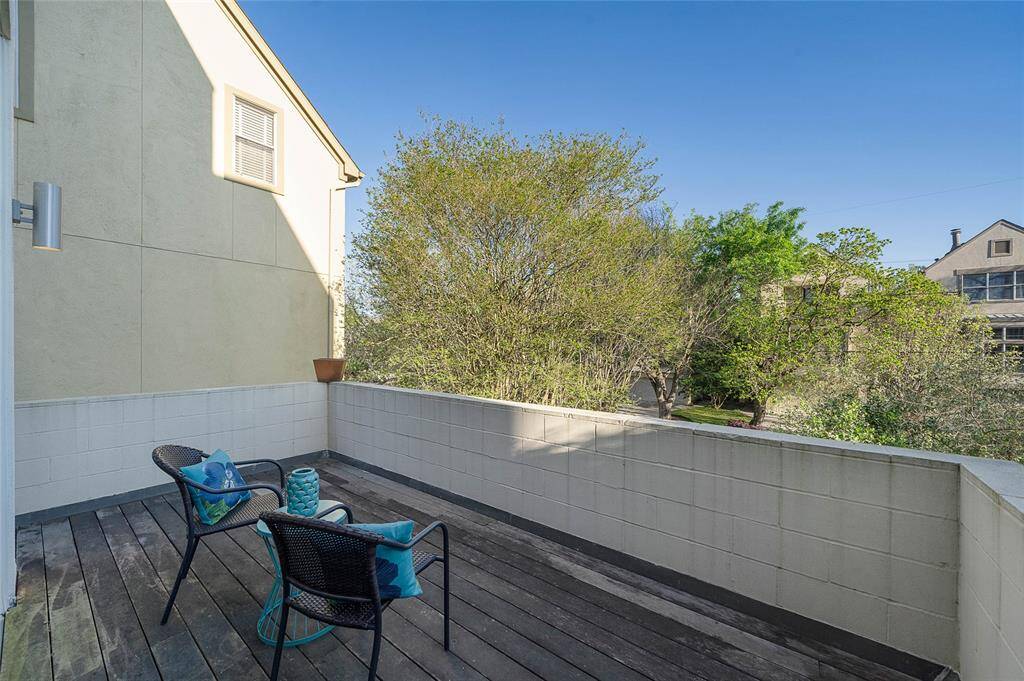 Terrace off of the front of the house