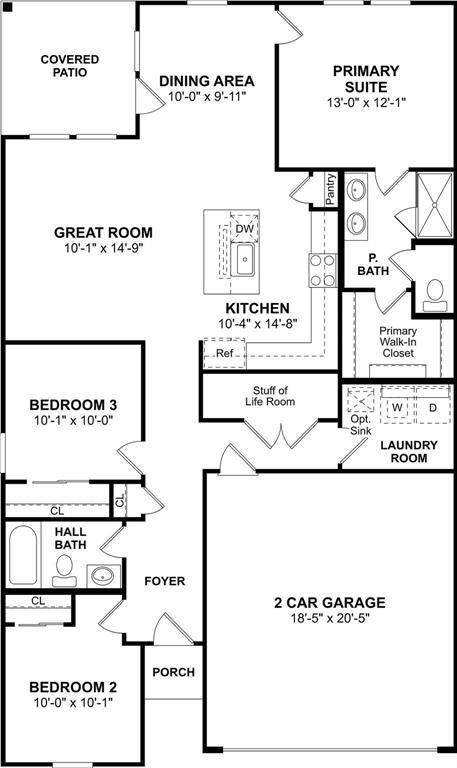 K. Hovnanian Clyde II Floor Plan