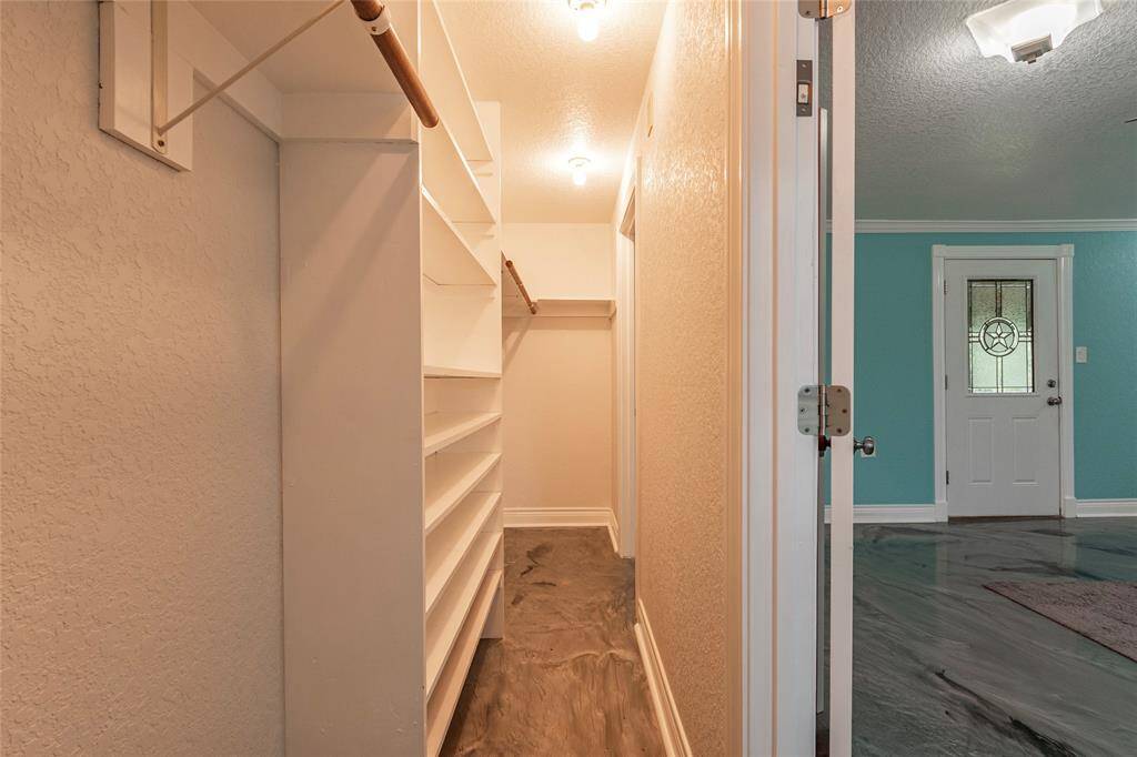 Primary closet