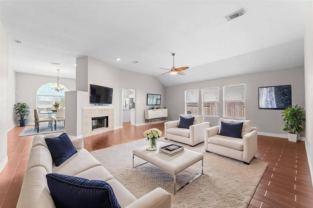 Virtually Staged Living Room