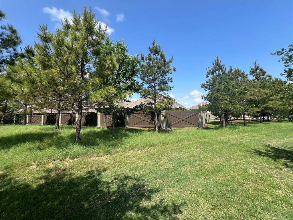 View of what is behind and to the side of your home. Only wooded greenbelt...no neighbors! Beautiful & private.