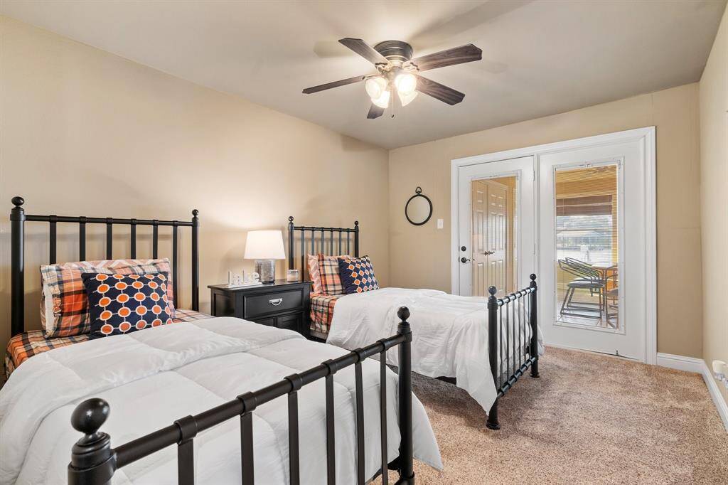 2nd guest room down adjoining the game room.